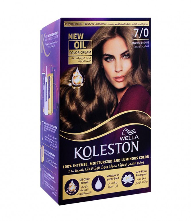 Koleston Hair Color 7/0 Medium Blonde