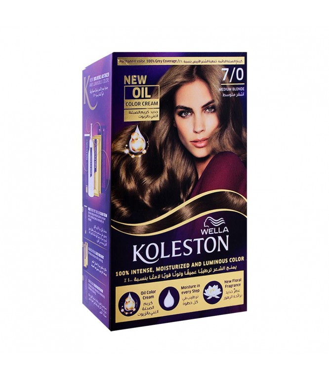 Koleston Hair Color 7/0 Medium Blonde