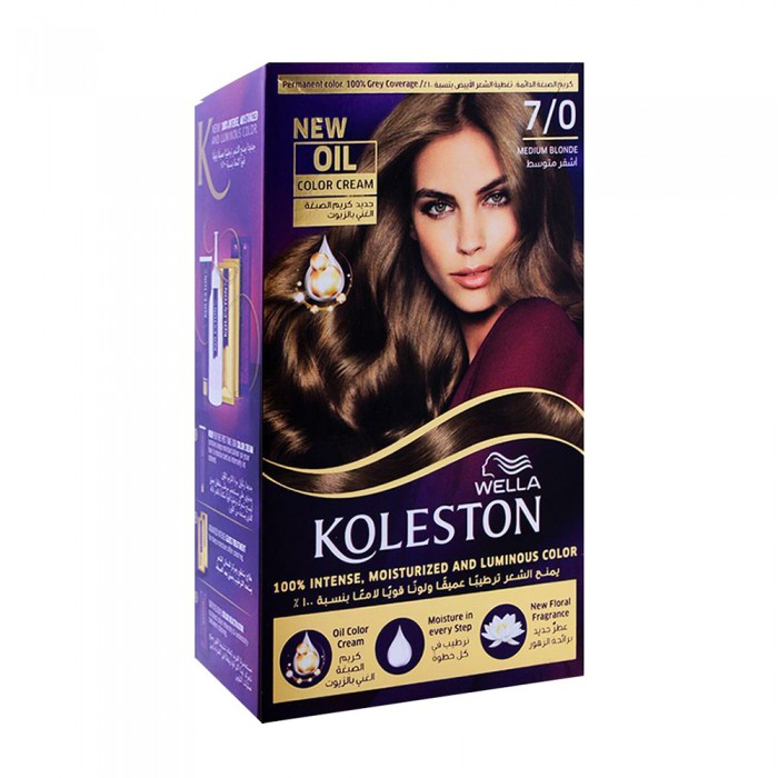 Koleston Hair Color 7/0 Medium Blonde