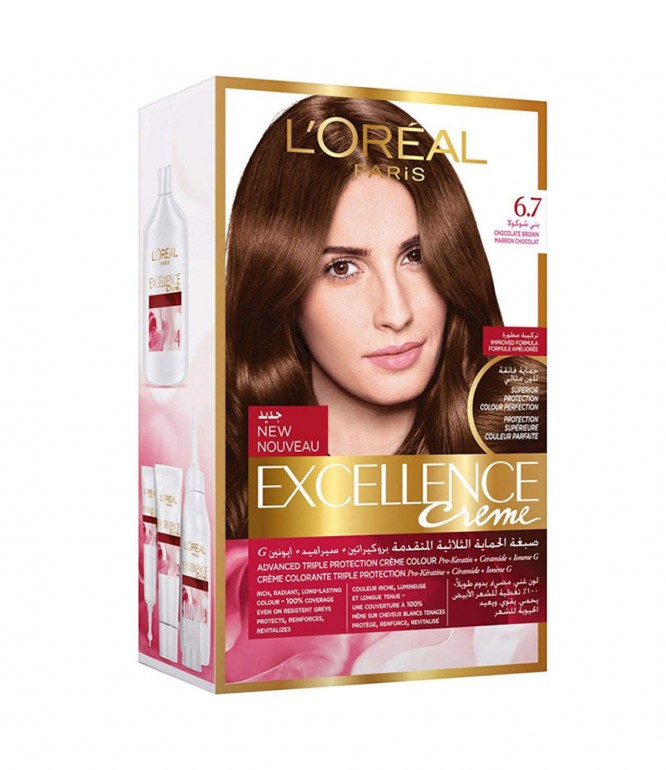L'Oreal Excellence Creme - 6.7 Chocolate Brown 