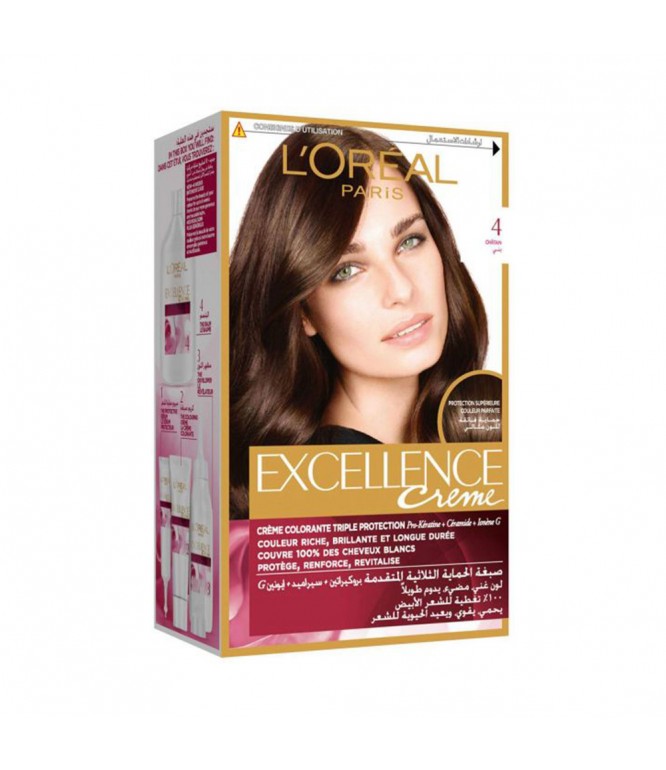 L'Oreal Excellence Creme Hair Color - 4 Brown