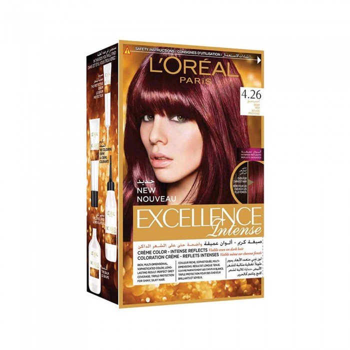 L'Oreal Excellence Creme Hair Color - 4.26 Deep Red