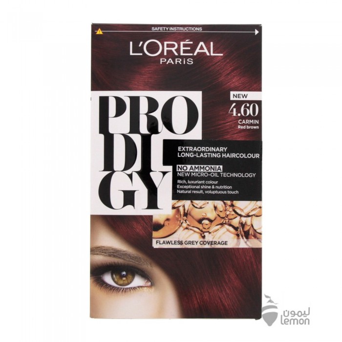 L'Oreal Prodigy Hair Color 4.60 Carmen Red Brown