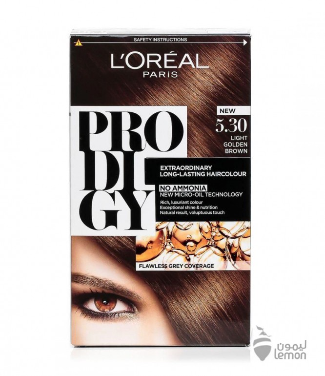 L'Oreal Prodigy Hair Color 5.30 Golden Light Brown