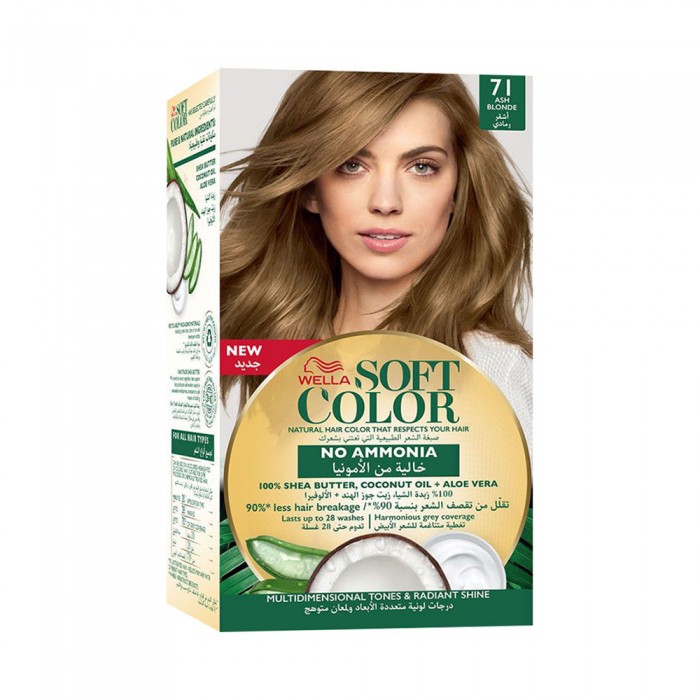 Soft Color Hair Color - 71 Ash Blonde