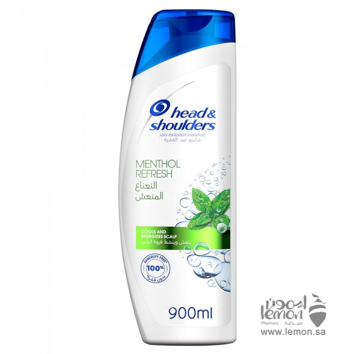 Head & Shoulders Menthol Refresh Shampoo 900ml