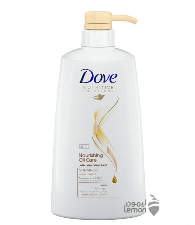 Dove Hair Shampoo Nourishing Oil 600 ml