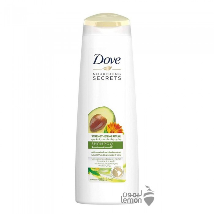 Dove Hair Shampoo Strength Avocado 400 ml