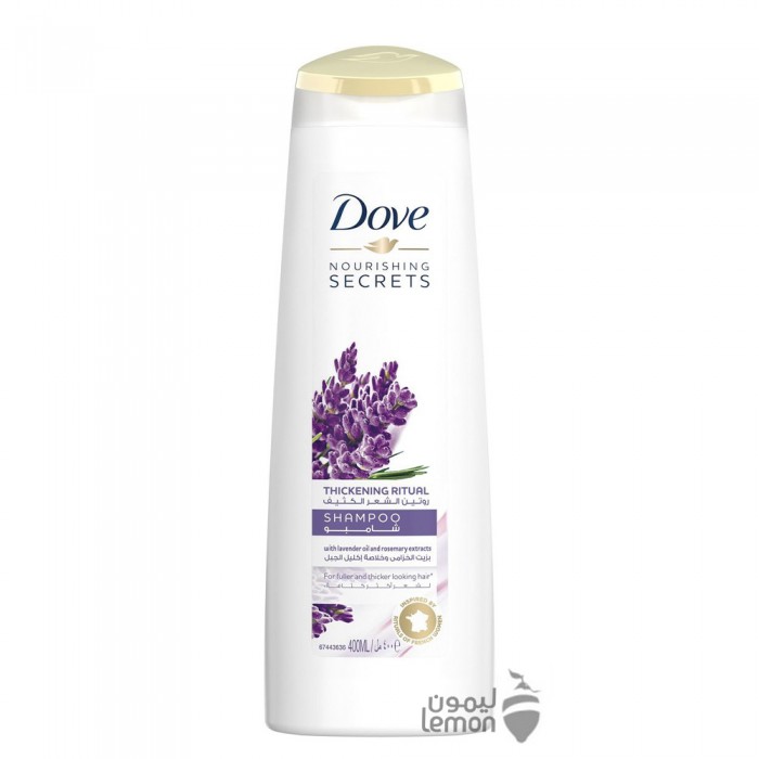 Dove Hair Shampoo Thick Ritual Lavender 400 ml 