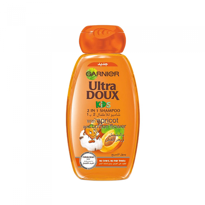 Garnier Ultra Doux Shampoo Cotton and Apricot for Kids 600 ml