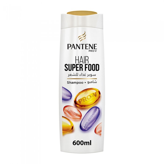 Pantene Hair Shampoo Super Food 600ml