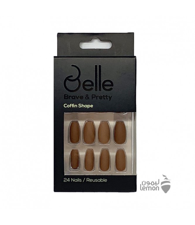 Belle Nails - 083 Brown 24'S