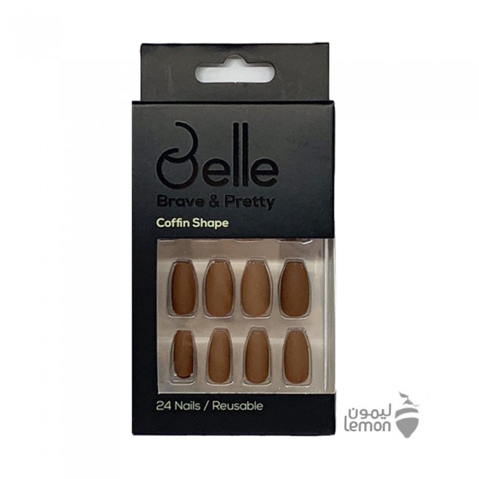 Belle Nails - 083 Brown 24'S