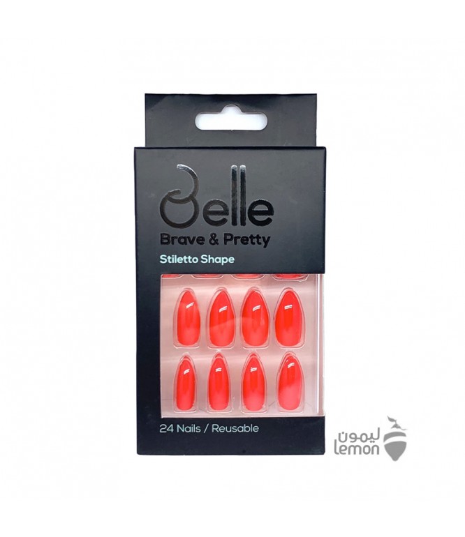Belle Nails - 144 Red 24'S