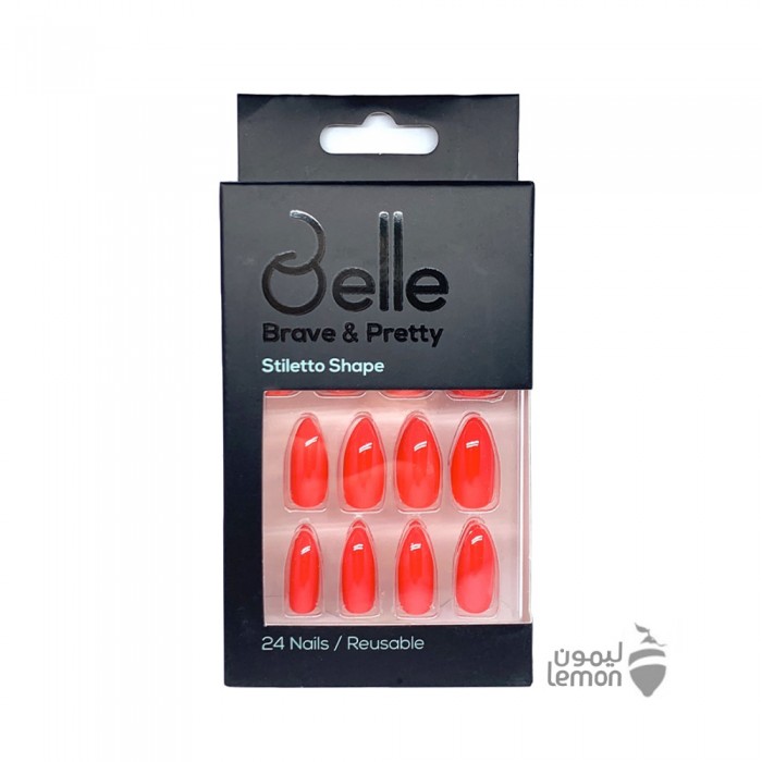 Belle Nails - 144 Red 24'S