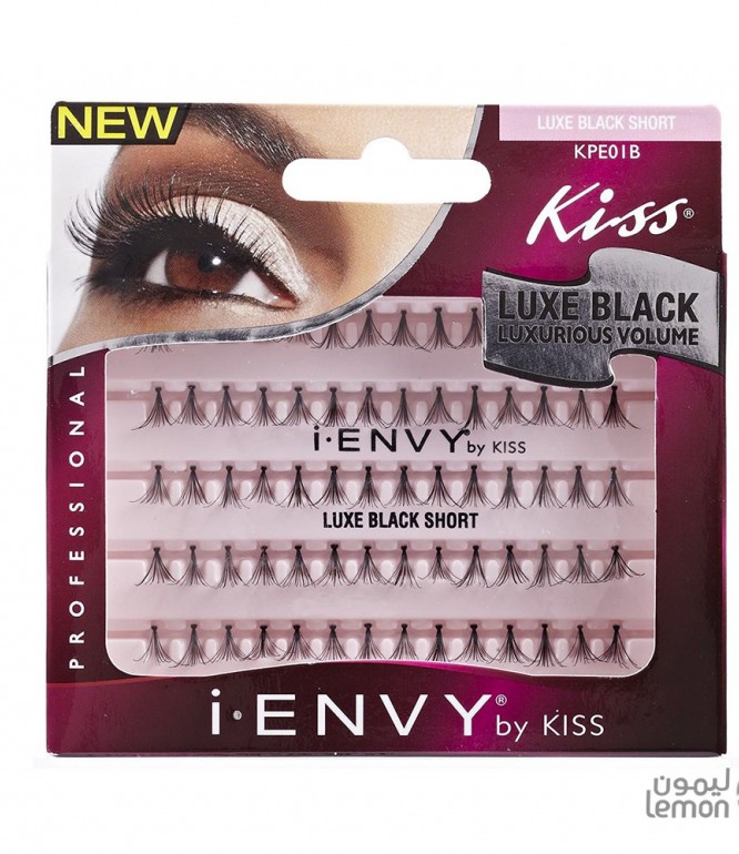 Kiss I-Envy Lashes Luxe Black Short 70 Individual 