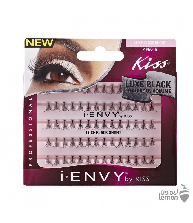 Kiss I-Envy Lashes Luxe Black Short 70 Individual 