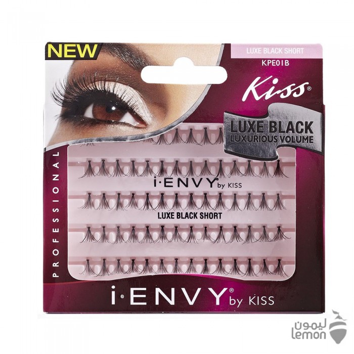 Kiss I-Envy Lashes Luxe Black Short 70 Individual 