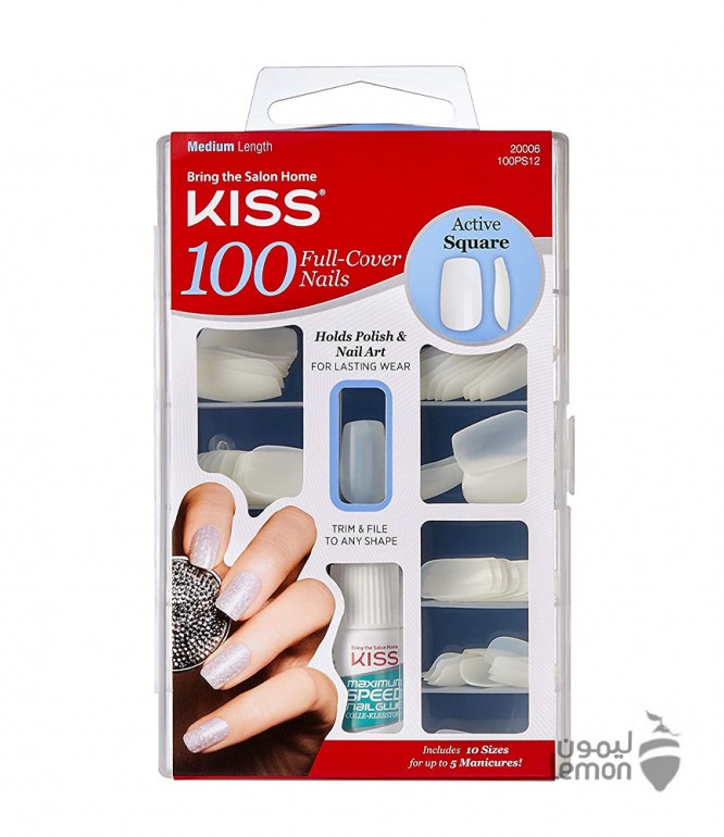 Kiss 100 Nails Active Square PS12 