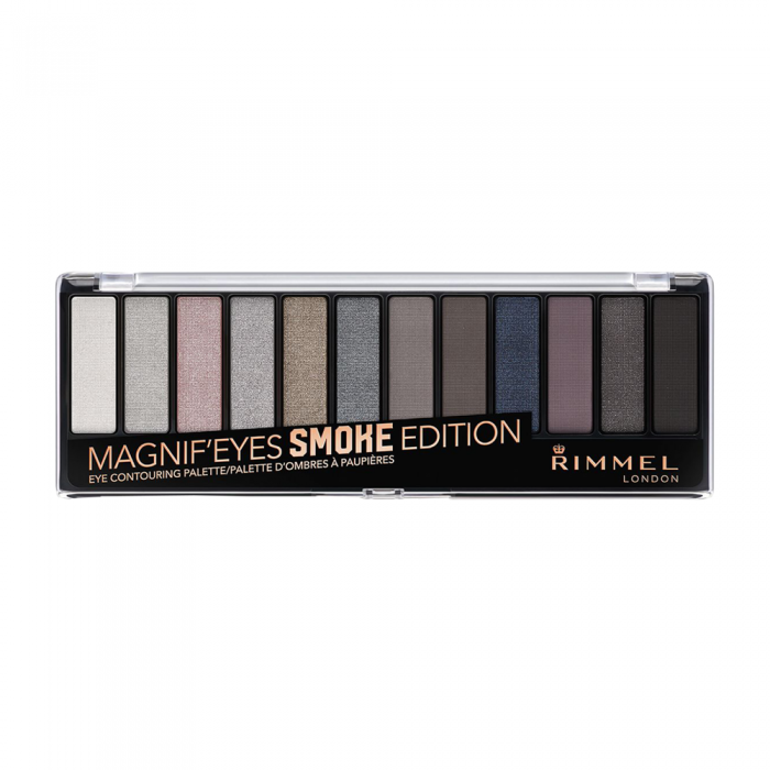 RIMMEL Magnifeyes Palette 12 Eyeshadow-Smoke Edition