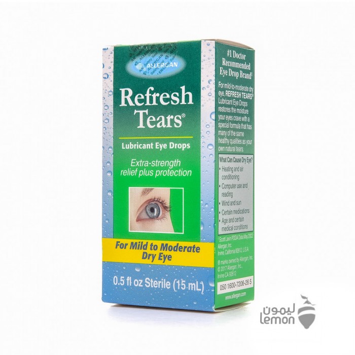 Refresh Tears Eye Drops For Relieving Eye Dryness 15 ml