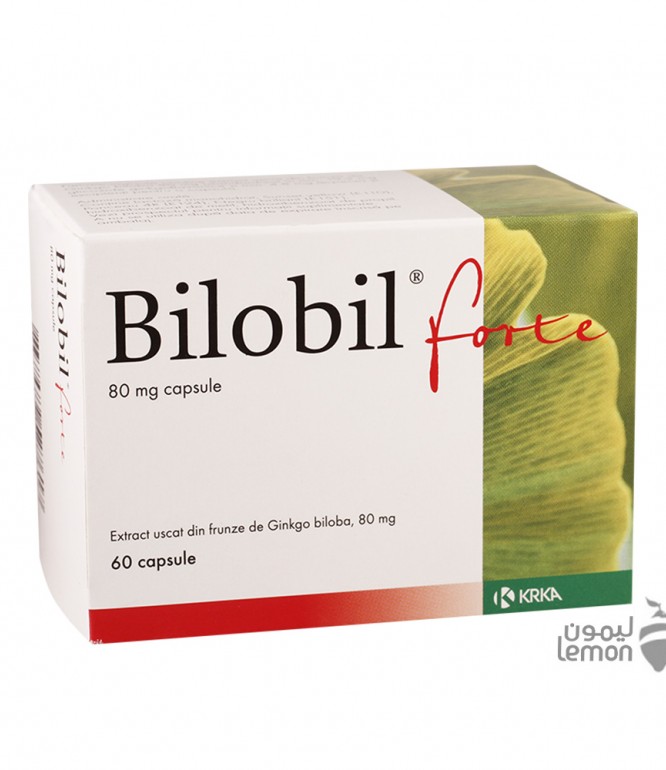 Bilobil Forte 80 mg Capsules 60'S