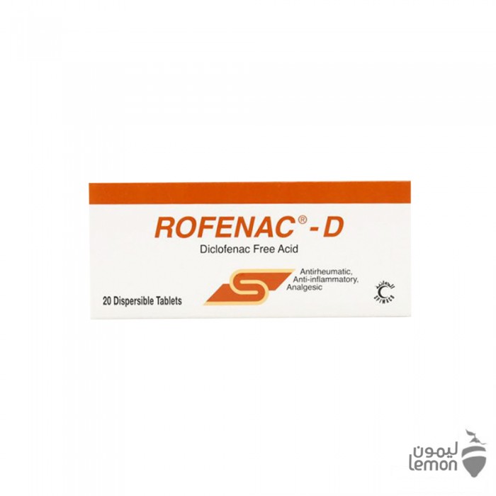 Rofenac -D 50 mg Dispersable Tablet 20'S