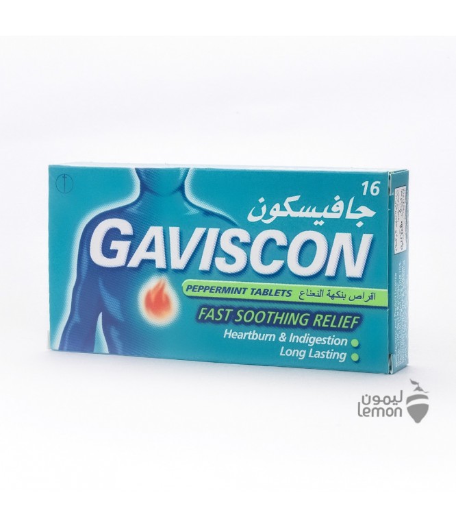 GAVISCON Peppermint TAB 16'S