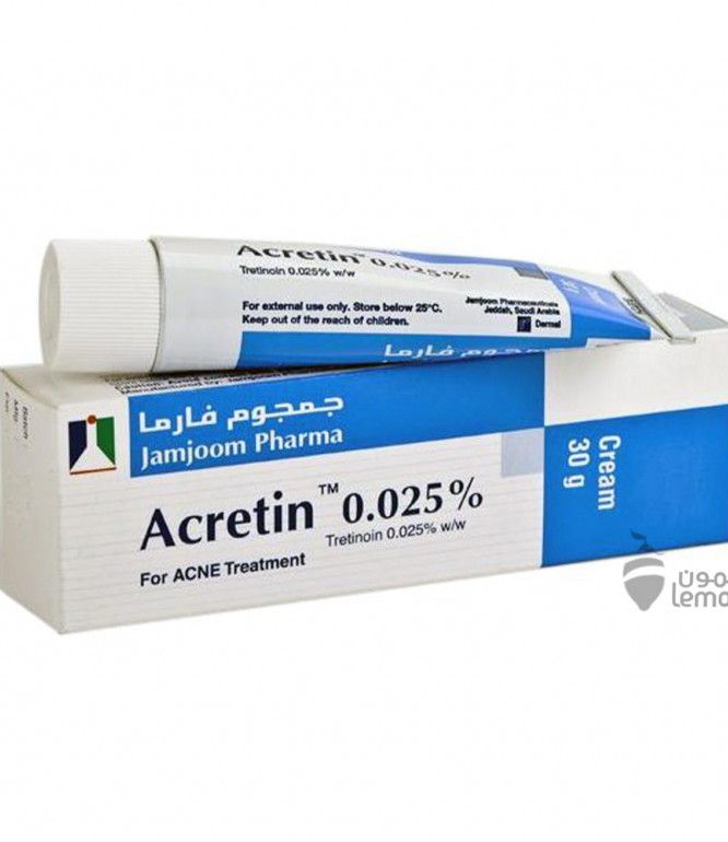 اكرتين 0.025% كريم - 30 جرام
