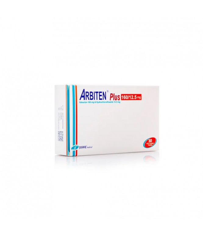 ARBITEN PLUS 160/12.5MG TAB 30'S