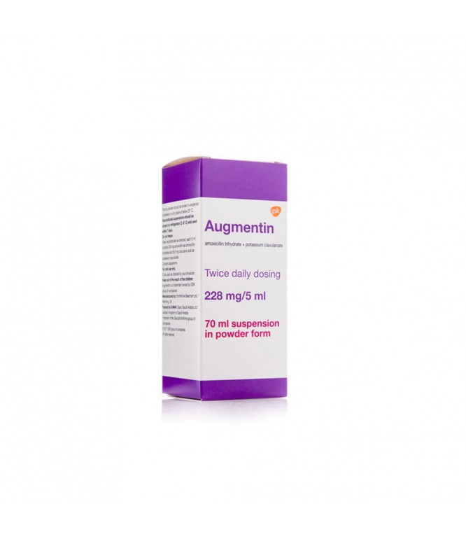 AUGMENTIN 228 MG SYRUP 70 ML