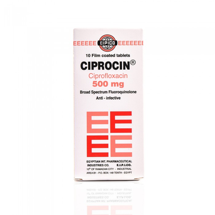 CIPROCIN 500 MG TAB 10'S