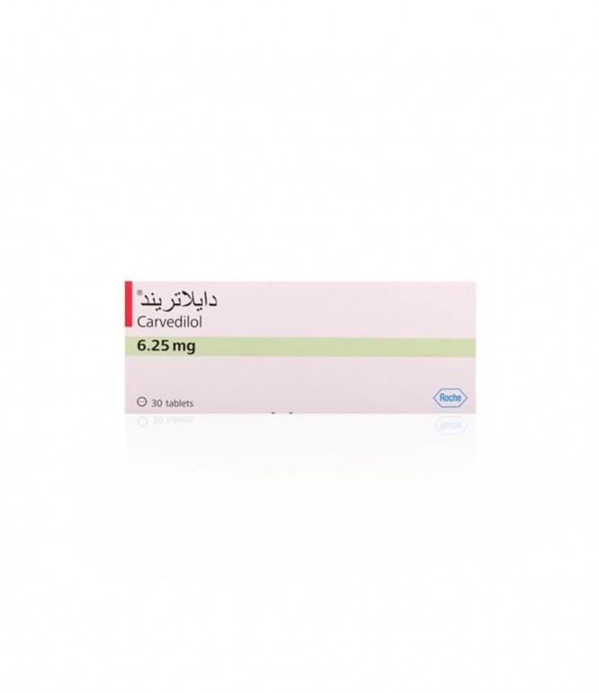 ديلاترند 6.25 مجم أقراص 30 حبة