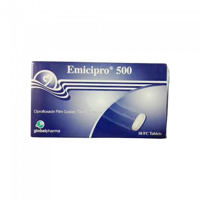 EMICIPRO 500 MG TAB 10'S