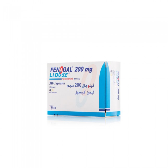 FENOGAL LIDOSE 200 MG CAP 30'S