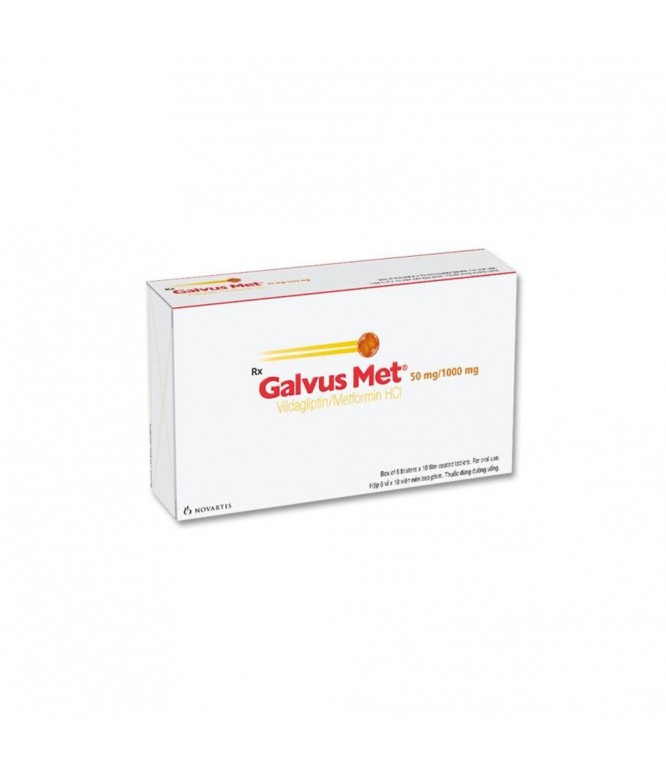GALVUS MET 50/1000 MG TAB 60'S