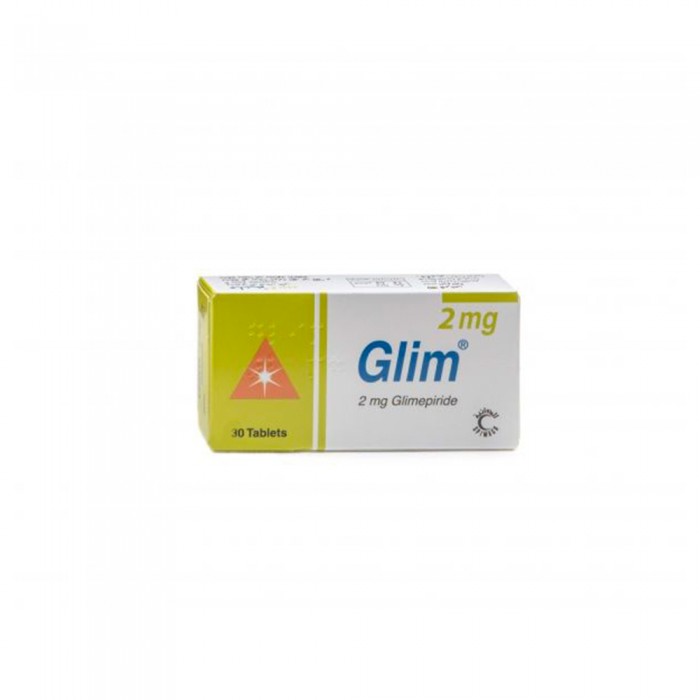 GLIM 2 MG TAB 30'S