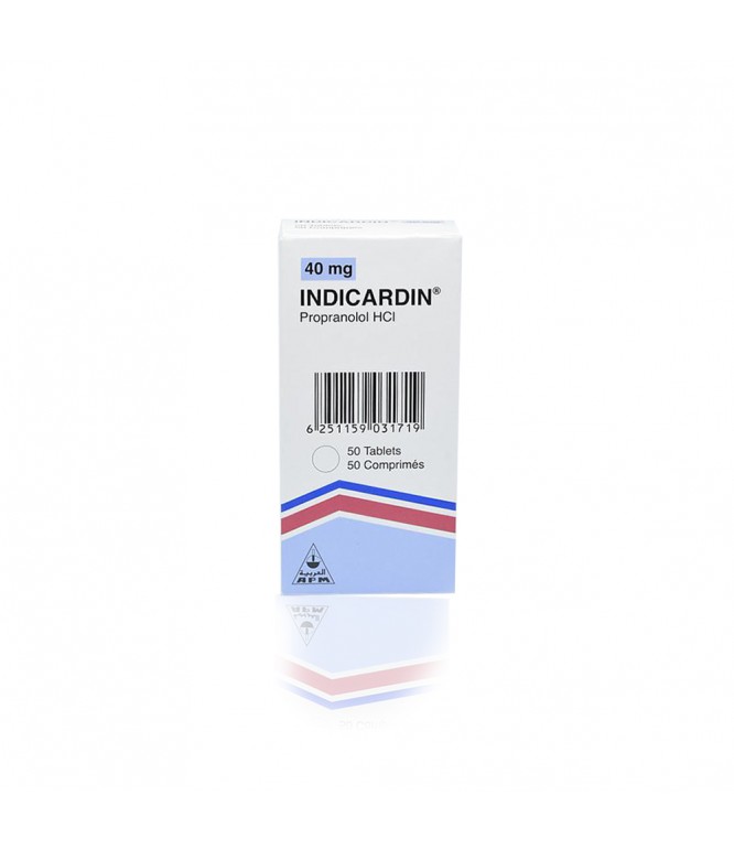 INDICARDIN 40 MG TAB 50'S