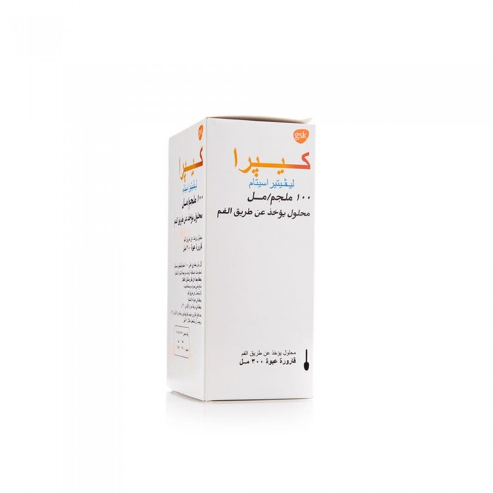 KEPPRA 100 MG SOLN 300 ML