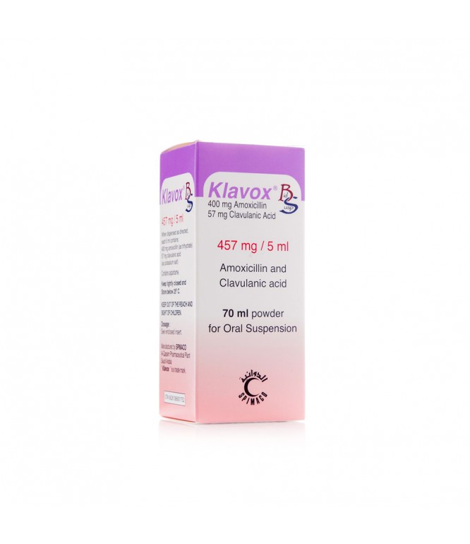 Klavox 457 mg Syrup 70 ml