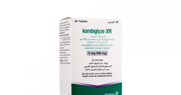 Kombiglyze XR 5/500 mg Tablet 60's