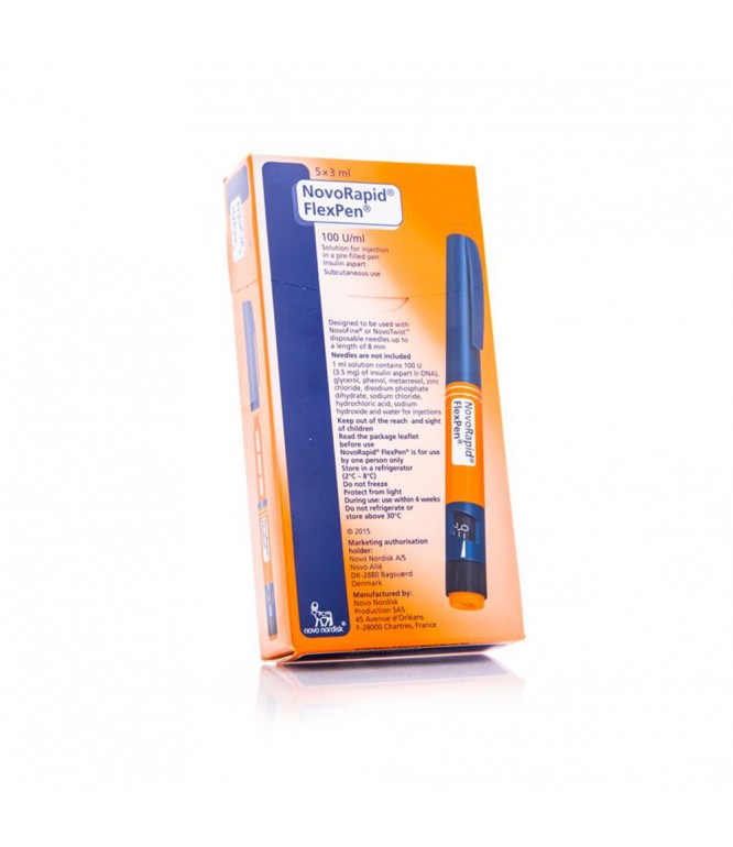 Novorapid Flexpen 100 IU/ml 5X3 ml