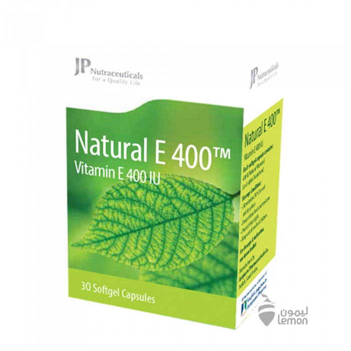 Natural Vitamin E 400 IU - 30 Capsule 