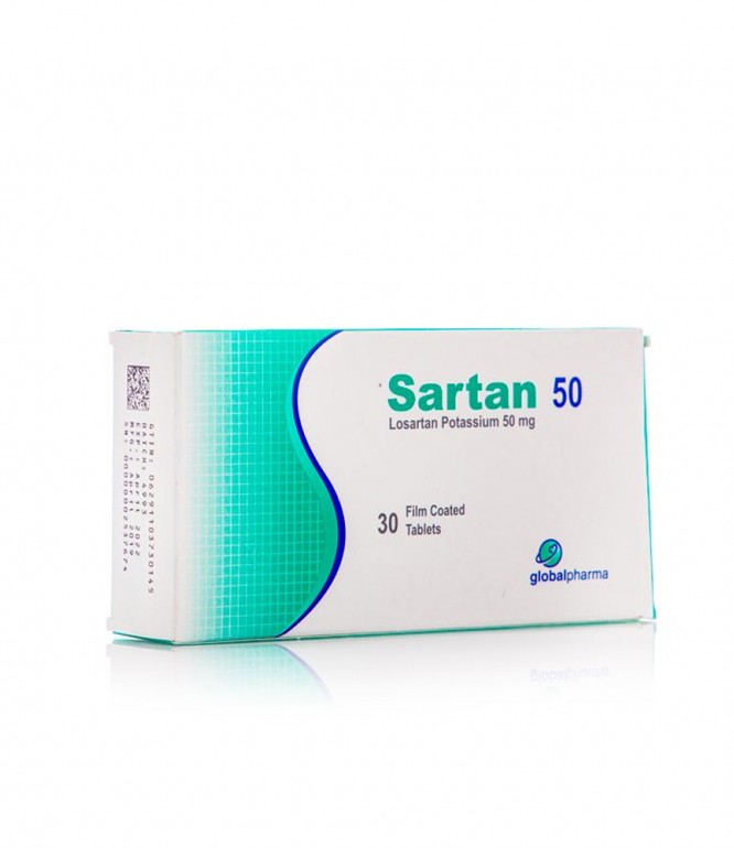 سارتان 50 مجم 30 قرص