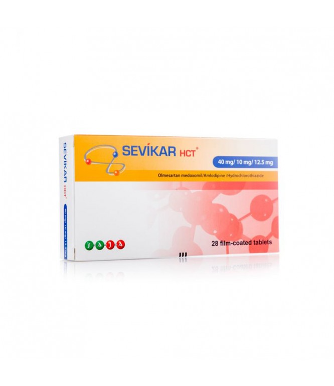 SEVIKAR HCT 40/10/12.5 MG TAB 28'S