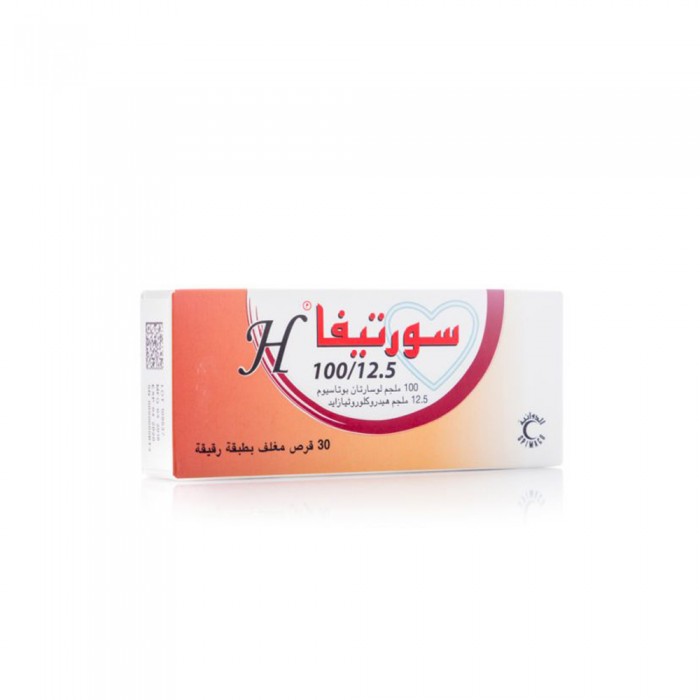 سورتيفا 12.5/100 مجم أقراص 30 حبة