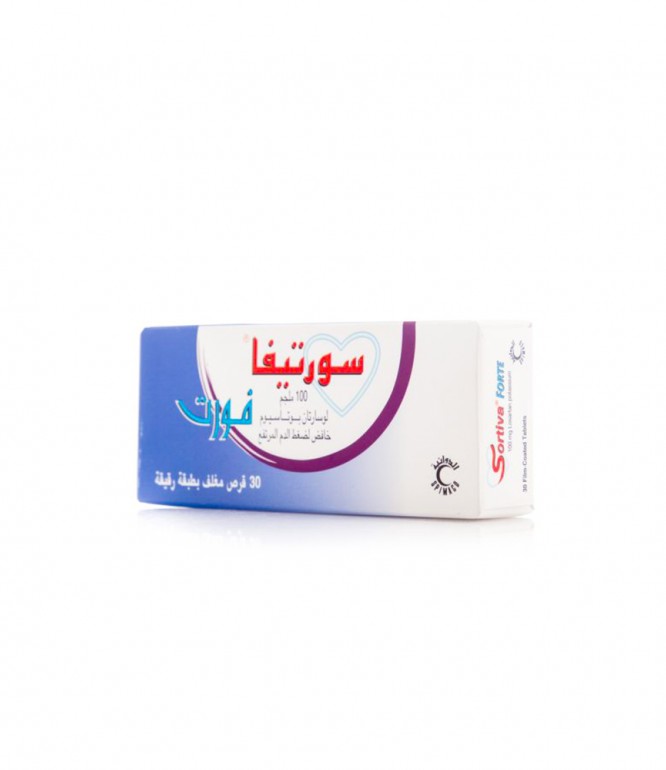 سورتيفا 100 مجم أقراص 30 حبة