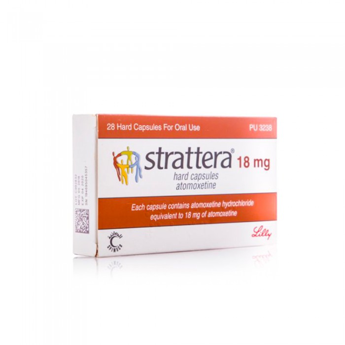 STRATTERA 18 MG CAP 28'S