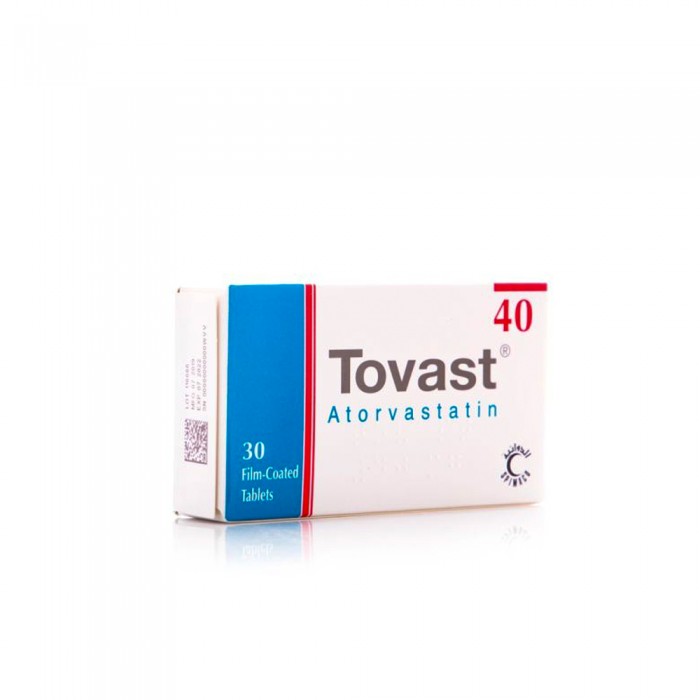 TOVAST 40MG TAB 30'S