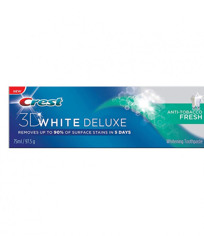Crest Toothpaste 3D White Deluxe Anti-Tobacco Fresh 75 ml